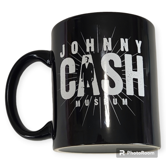 Johnny Cash Museum Black Coffee Mug - Picture 7 of 7